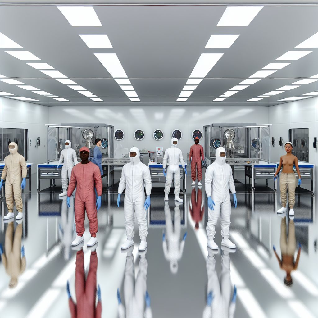 Image demonstrating Cleanroom in the space industry context