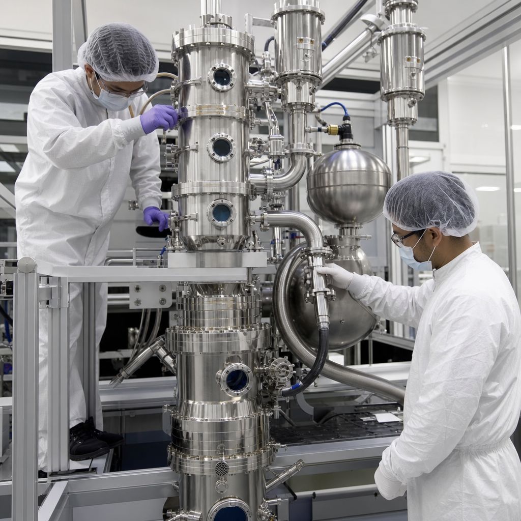 Distillation Image demonstrating Distillation in the space industry context