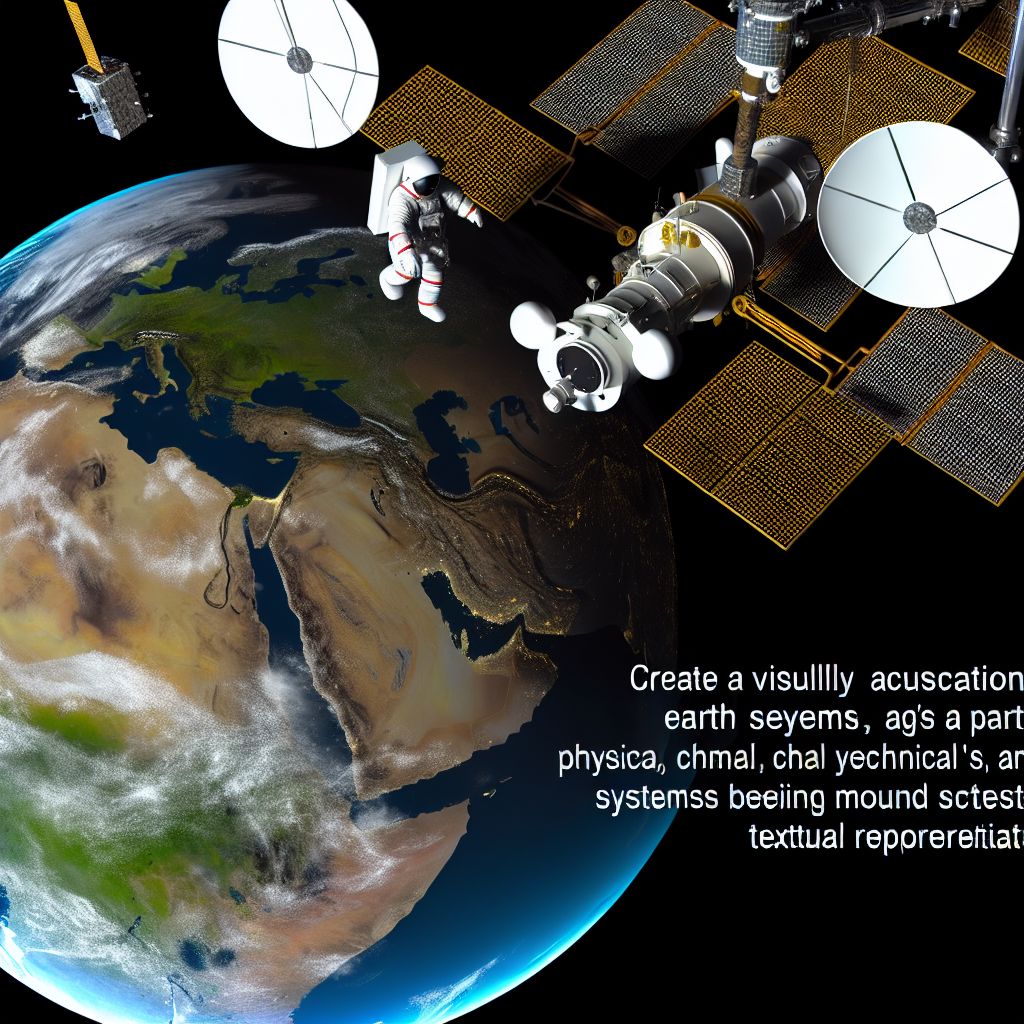 Image demonstrating Earth Observation in the space industry context