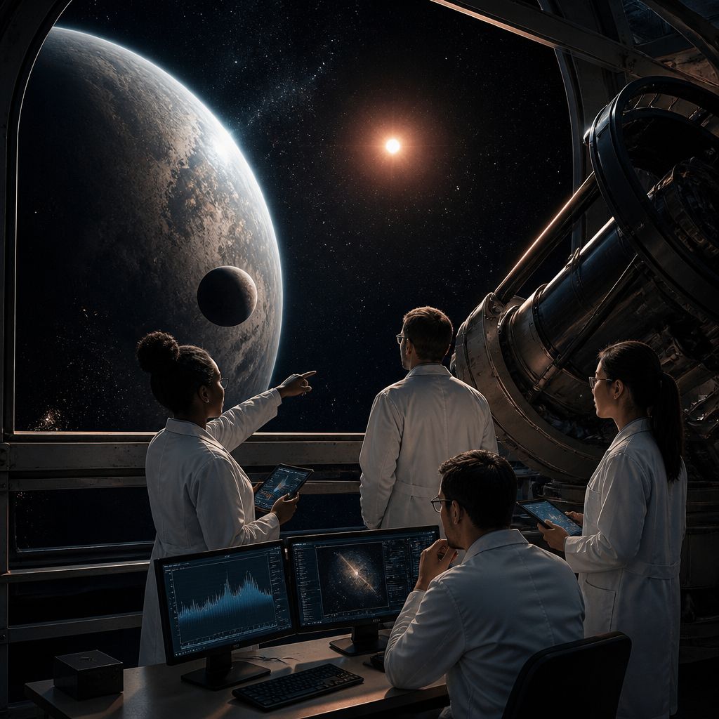 Exoplanet Image demonstrating Exoplanet in the space industry context