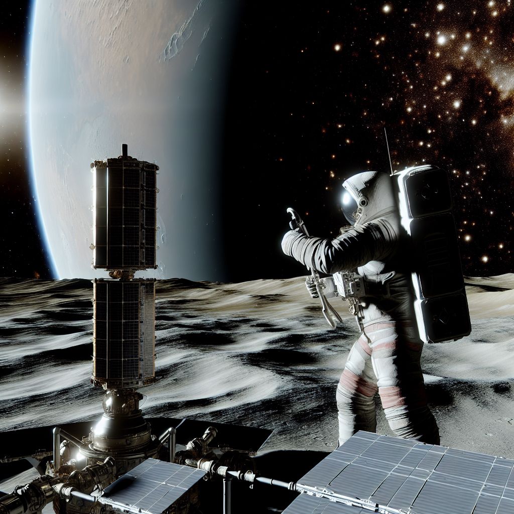 Image demonstrating Harsh Space Environment in the space industry context