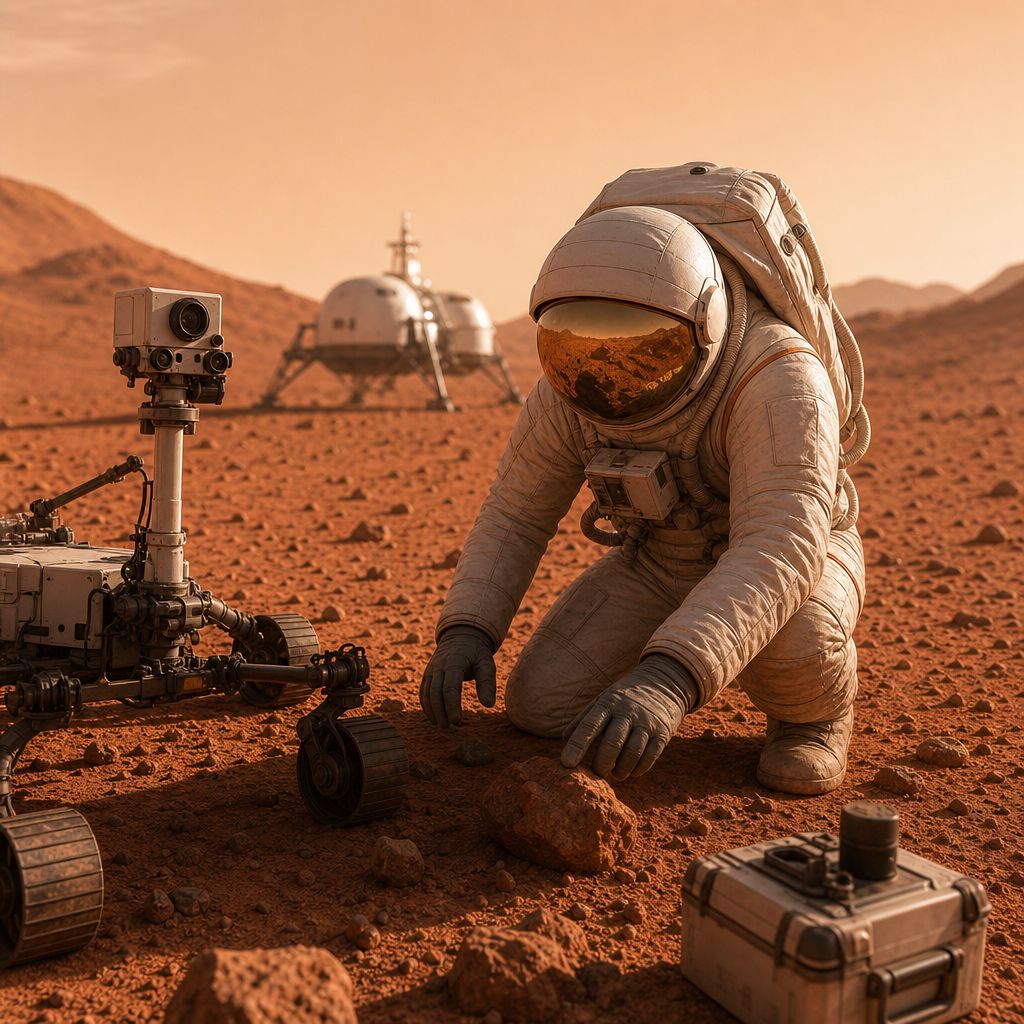 Mars Exploration Image demonstrating Mars Exploration in the space industry context
