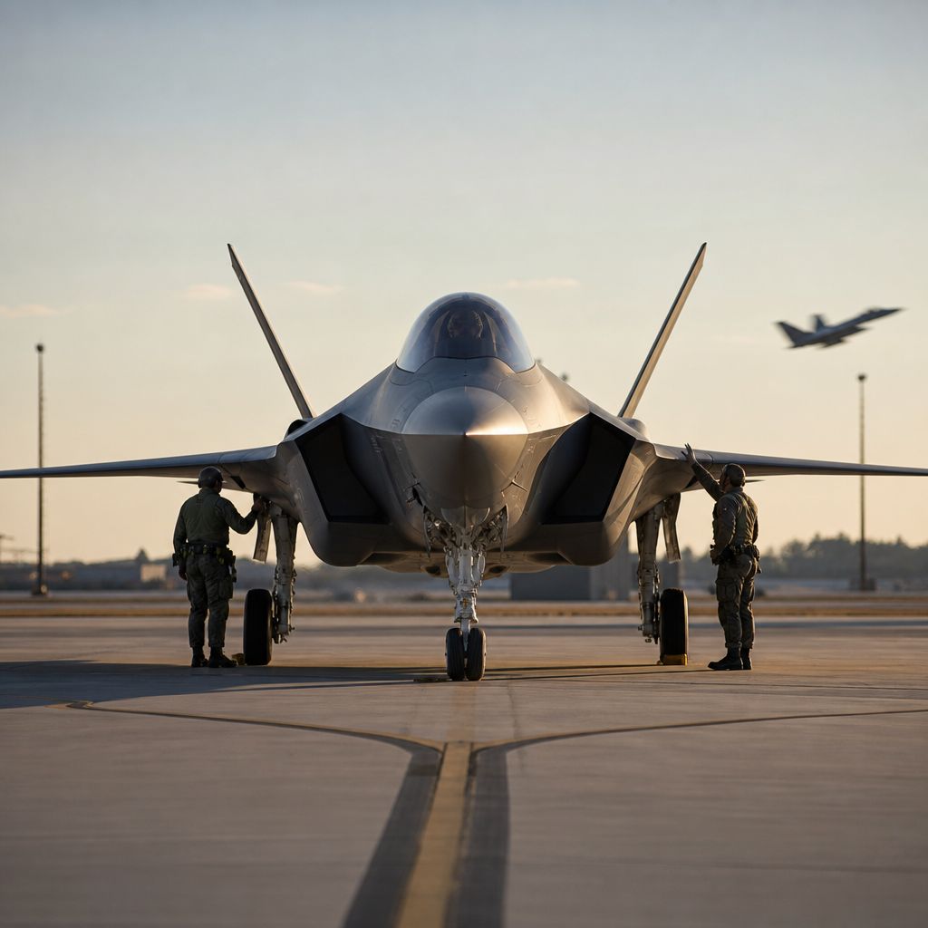 Military aircraft Image demonstrating Military aircraft in the space industry context